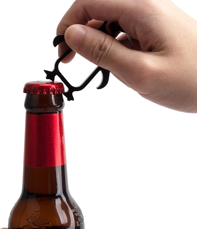 SWATOM Penguin 6PCS Bottle Opener Keychain Beer Openers Tool Key Chain Ring Accessories