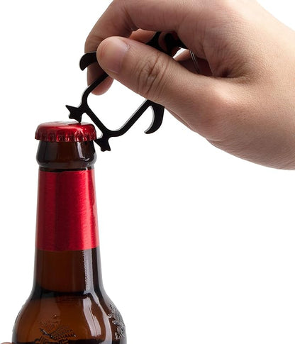 SWATOM Penguin 6PCS Bottle Opener Keychain Beer Openers Tool Key Chain Ring Accessories