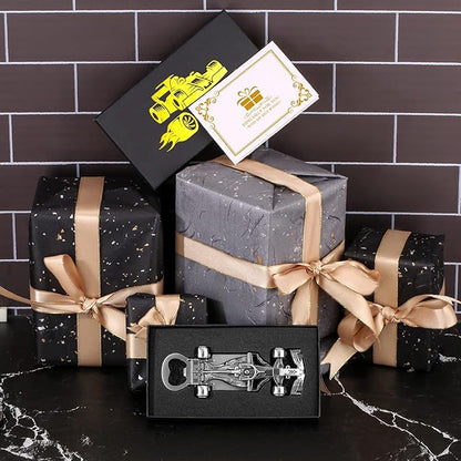LKKCHER Racing Car Bottle Opener, Racing Car Gifts for Men, Unique Fathers Gifts Birthday Christmas Gifts for Father Him Men Dad Husband Grandad Boyfriend Racing Fans