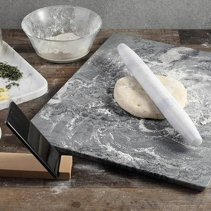 Koville African Natural Marble French Rolling Pin, 16inch Non-Stick Rolling Pin for Baking, Dough Roller for Pasta, Dumpling, Fondant, Pie, Bread, Pizza, Kitchen Baking Tools(Namib Fantasy) - Image 4