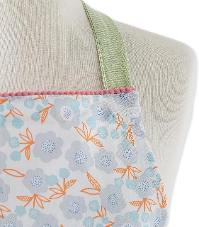 DII Women's Spring & Summer Apron Collection Adjustable, Two Large Pockets & Extra Long Ties, One Size Fits Most