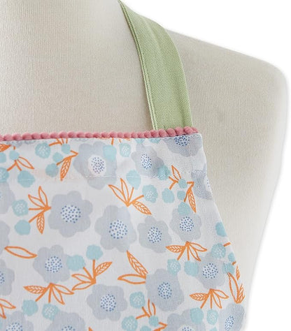 DII Women's Spring & Summer Apron Collection Adjustable, Two Large Pockets & Extra Long Ties, One Size Fits Most