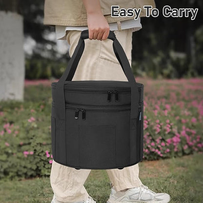 Dutch Oven Bag for 8 Inch Dutch Oven, 2-Layer Oven Travel Bag