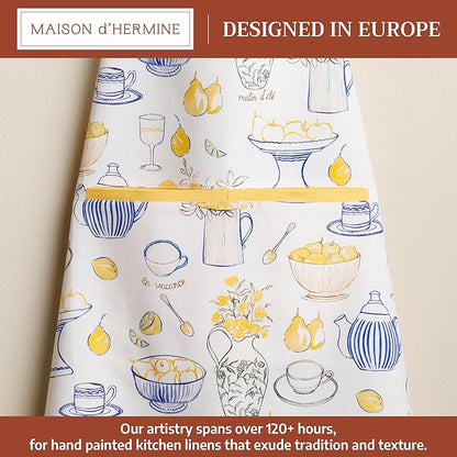 Maison d' Hermine 100% Cotton Apron for women with Pocket Kitchen Chef Apron for Men Cooking Mothers Day Gifts - Image 2