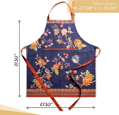 Maison d' Hermine 100% Cotton Apron for women with Pocket Kitchen Chef Apron for Men Cooking Mothers Day Gifts - Image 4