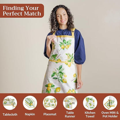 Maison d' Hermine 100% Cotton Apron for women with Pocket Kitchen Chef Apron for Men Cooking Mothers Day Gifts - Image 4