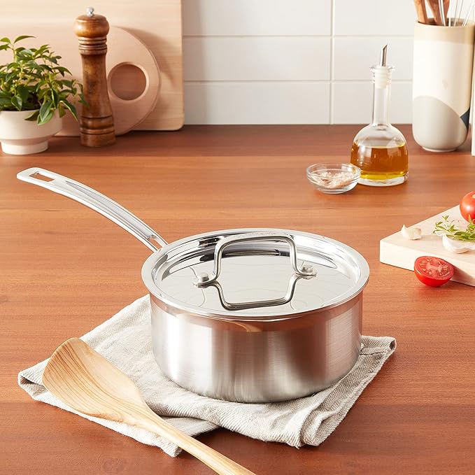 Cuisinart MCPS19-18N MultiClad Pro Stainless Steel 2-Quart Saucepan with Cover - Image 5