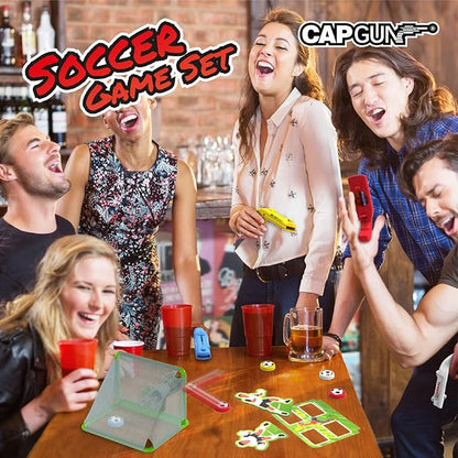 cap gun bottle opener launcher shooter funny shooting gun creative beverage bottle opener, suitable for party games, family gatherings, outdoor barbecues (4PC World Cup)
