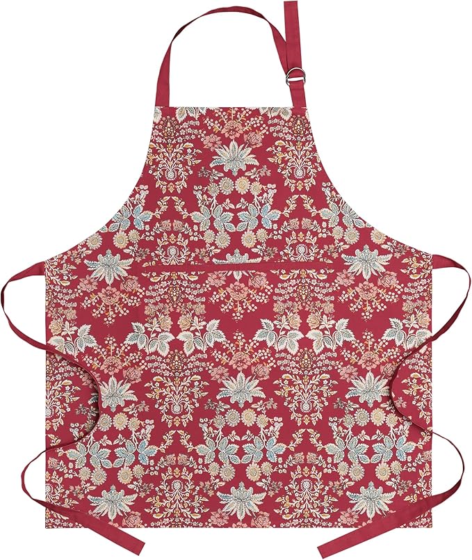 Maison d' Hermine 100% Cotton Apron for women with Pocket Kitchen Chef Apron for Men Cooking Mothers Day Gifts