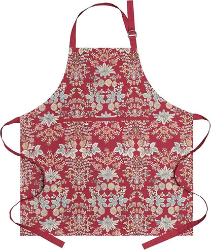 Maison d' Hermine 100% Cotton Apron for women with Pocket Kitchen Chef Apron for Men Cooking Mothers Day Gifts