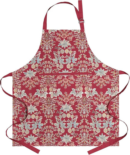 Maison d' Hermine 100% Cotton Apron for women with Pocket Kitchen Chef Apron for Men Cooking Mothers Day Gifts