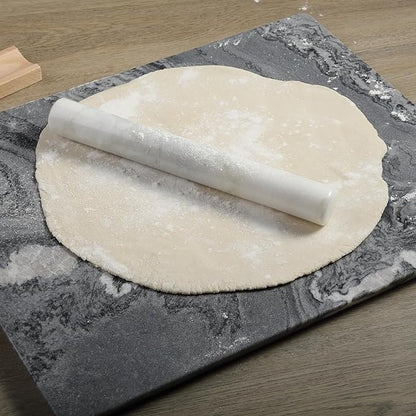 Koville African Natural Marble French Rolling Pin, 16inch Non-Stick Rolling Pin for Baking, Dough Roller for Pasta, Dumpling, Fondant, Pie, Bread, Pizza, Kitchen Baking Tools(Namib Fantasy) - Image 6
