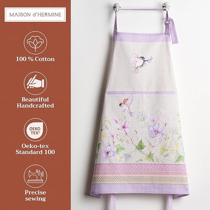 Maison d' Hermine 100% Cotton Apron for women with Pocket Kitchen Chef Apron for Men Cooking Mothers Day Gifts - Image 2