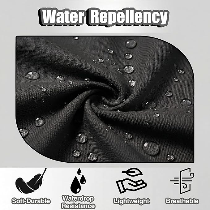 TOSHE Kitchen Apron Waterdrop Resistant Cotton Apron with adjustable Aprons for Women with Pockets Cooking Apron (2 Pack - Black) - Image 4
