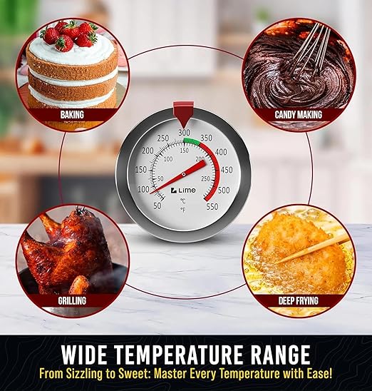 CRAFT911 Candy Thermometer with Pot Clip - Deep Fry Oil Thermometer for Frying and Candle Making (Yellow) - Image 7
