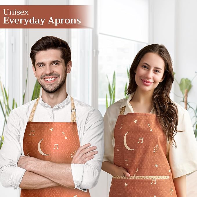 Maison d' Hermine 100% Cotton Apron for women with Pocket Kitchen Chef Apron for Men Cooking Mothers Day Gifts - Image 6