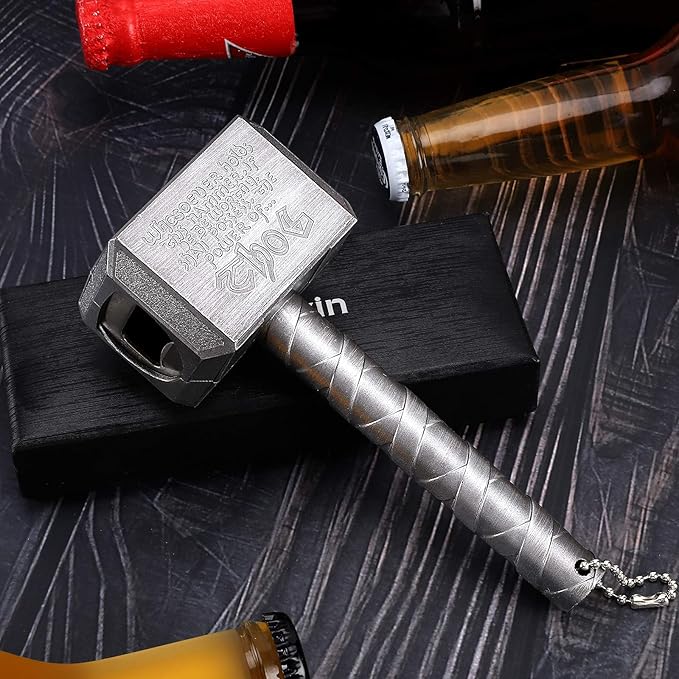 Lmaytech Beer Bottle Opener, Gifts for Men, Dad, Him, Husband, Boyfriend