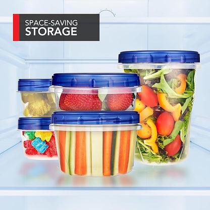 Stock Your Home 8oz Plastic Containers with Twist Top Lids (4 Pack), 1 Cup Small Freezer Containers for Leftover Food, Airtight Reusable Soup Containers with Lids, Microwave and Dishwasher Safe - Image 6