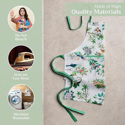 Maison d' Hermine 100% Cotton Apron for women with Pocket Kitchen Chef Apron for Men Cooking Mothers Day Gifts - Image 3
