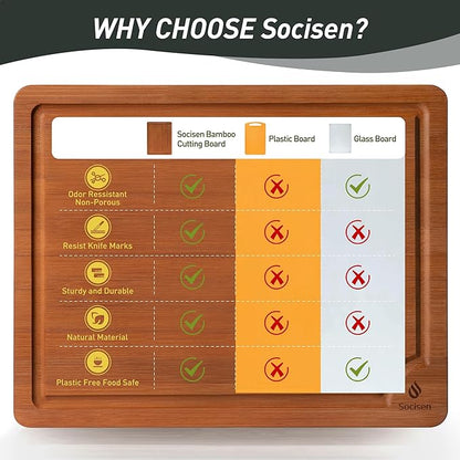 Bamboo Cutting Board Set Non Slip Feet with Holder Over Sink Best Grandpa Grandfather Elder Men Father Day Grandparents Great Papaw Peepaw Pawpaw Granddad Happy Birthday Christmas Unique Cool Gifts - Image 6