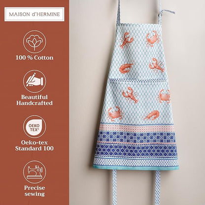 Maison d' Hermine 100% Cotton Apron for women with Pocket Kitchen Chef Apron for Men Cooking Mothers Day Gifts - Image 2