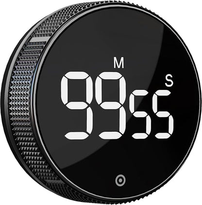 BlueSnail Kitchen Timer with LED Digital Display Smart Efficana for Home Classroom Gym Office, Volume and Brightness Adjustable Productivity Timer by BlueSnail