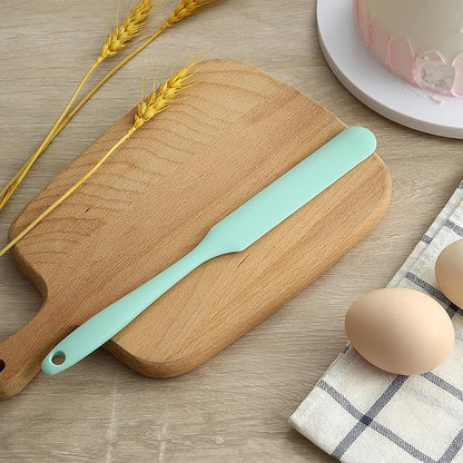 4 Pcs Silicone Jar Spatula Set - Long Handle Sourdough Scraper, Skinny Spatula for Jars, Bottles, and Containers, Non-Stick Heat Resistant Cake Cream Spatulas - Image 5