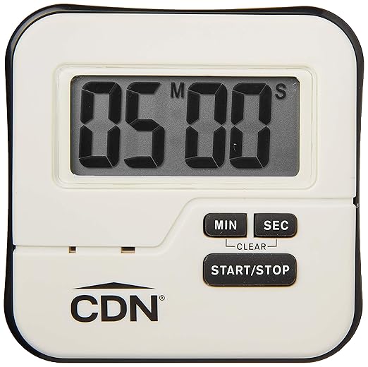 CDN Waterproof Kitchen Timer | Big Digital Display | 90-Second Loud Alarm with Flashing Light | Shatterproof & Steamproof | Magnet & Stand Mount | Ideal for Chefs | TMW1 - Image 5