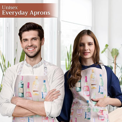 Maison d' Hermine 100% Cotton Apron for women with Pocket Kitchen Chef Apron for Men Cooking Mothers Day Gifts - Image 6