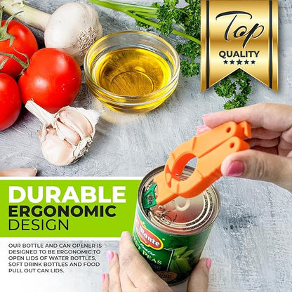 Multifunctional Bottle and Can Opener, Plastic Water Bottle, Twist-Off, Pull Tab Soup, for Weak Hands, Seniors, Elderly, Rheumatoid Arthritis, Bottle Gripper, Ergonomic (Two Pack) - Image 3
