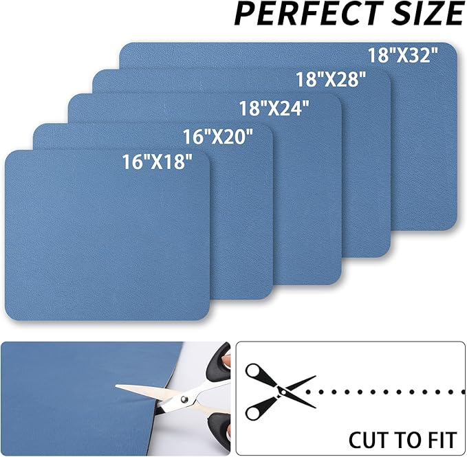 HotLive Dish Drying Mat for Kitchen Counter, Heat Resistant Drainer Mats with Non-slip Rubber Backed, Hide Stain Kitchen Super Absorbent Draining Mat, Easy to Clean Dish Rack Pad, Blue 16"x20" - Image 6