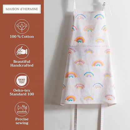 Maison d' Hermine 100% Cotton Apron for women with Pocket Kitchen Chef Apron for Men Cooking Mothers Day Gifts - Image 2