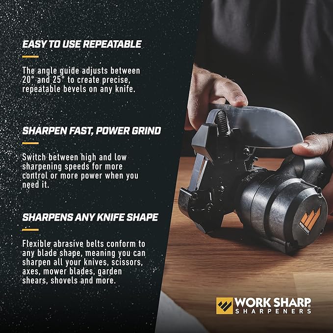 Work Sharp MK2 Professional Electric Knife and Tool Sharpener - Adjustable Tool and Knife Sharpening System - Image 4