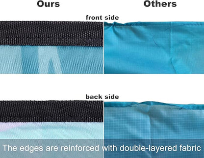 WIWIGO Beach Blanket Waterproof Sandproof Beach Mat 79" X 83"/10'x9'for 2-8 Adults Quick Drying Outdoor Picnic Mat Beach Accessories for Travel, Camping, Hiking - Image 4