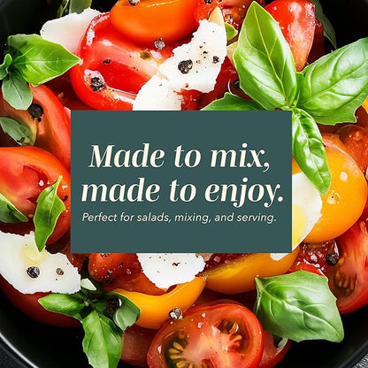 COOK WITH COLOR Mixing Bowls with Lids - 12 Piece Plastic Nesting Bowls Set includes 6 Prep Bowls and 6 Lids, Microwave Safe Mixing Bowl Set, Green Diamond - Image 8