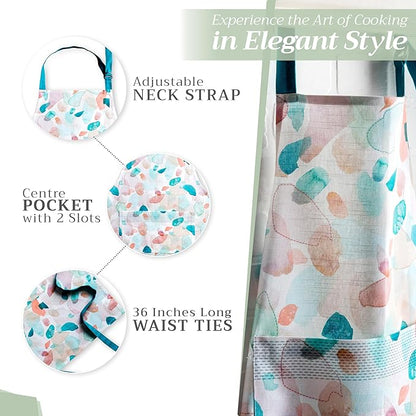 Maison d' Hermine 100% Cotton Apron for women with Pocket Kitchen Chef Apron for Men Cooking Mothers Day Gifts - Image 6