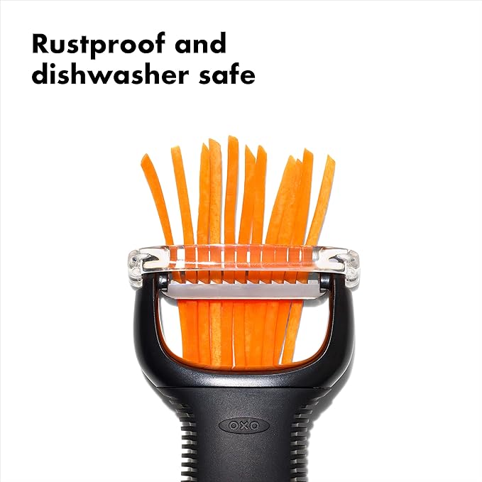 OXO 0719812003665 Good Grips Julienne Peeler, one Size, Multi (Pack of 2) - Image 7