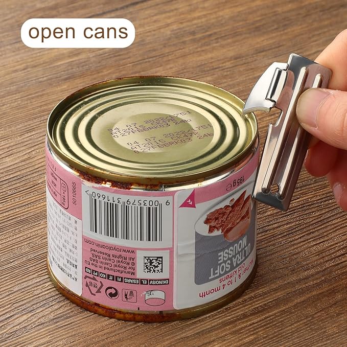 Chumia P-51 Camping Can Opener Stainless Steel Military Survival Army Backpack Can Opener(32 Pieces)