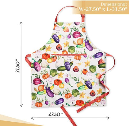 Maison d' Hermine 100% Cotton Apron for women with Pocket Kitchen Chef Apron for Men Cooking Mothers Day Gifts - Image 4