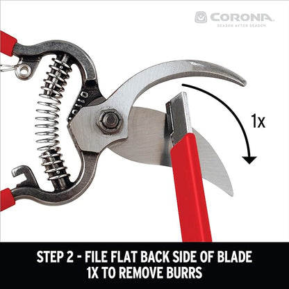 Corona Tools Handheld Garden Tool Sharpener– Blade Sharpener for Pruning Shears,Loppers,Hedge Clippers & More,(Pack of 12) - Image 4