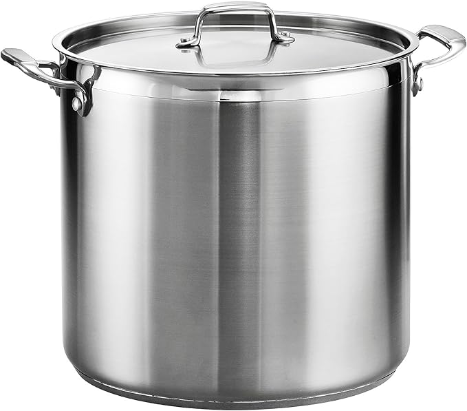 Tramontina Gourmet Stainless Steel 24-Quart Extra Large Stock Pot with Lid by Tramontina