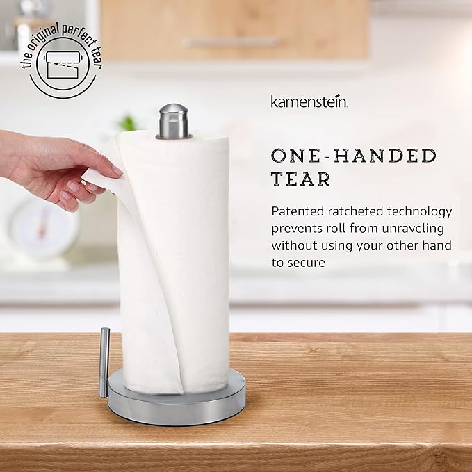 Kamenstein Perfect Tear Paper Towel Holder, 13-inch, Silver 2 - Image 2