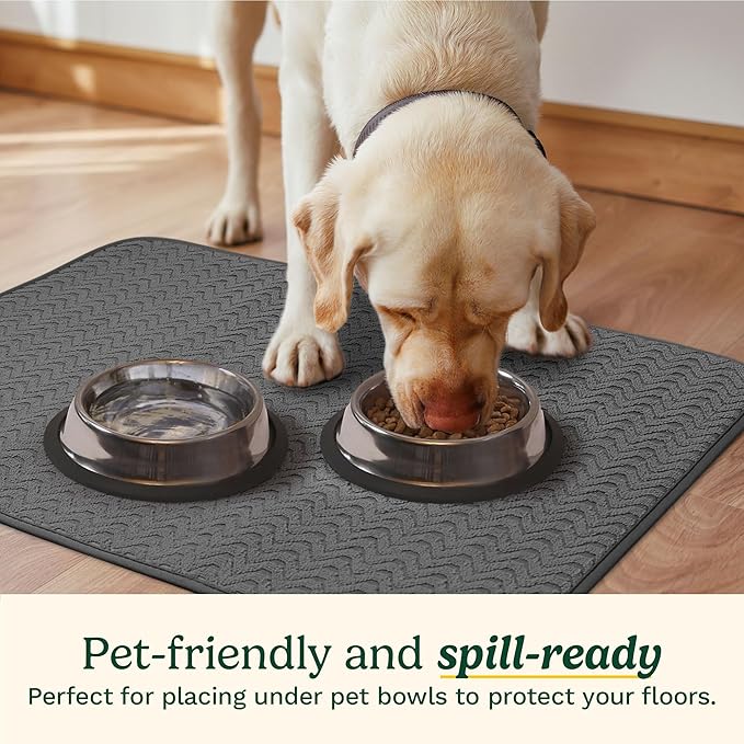 Cuisinart Dish Drying Mats for Kitchen Counter - (2) 18" x 24" Ultra Absorbent Dish Drying Mat XL - Foldable, Machine Washable, Fast Drying Dish Mat (Geostripe) - Image 5