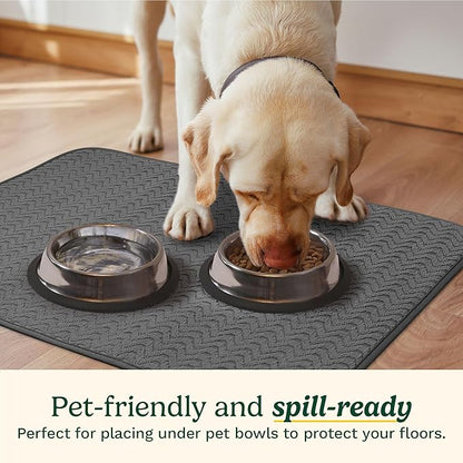 Cuisinart Dish Drying Mats for Kitchen Counter - (2) 18" x 24" Ultra Absorbent Dish Drying Mat XL - Foldable, Machine Washable, Fast Drying Dish Mat (Geostripe) - Image 5