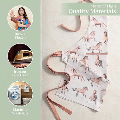 Maison d' Hermine 100% Cotton Apron for women with Pocket Kitchen Chef Apron for Men Cooking Mothers Day Gifts - Image 3