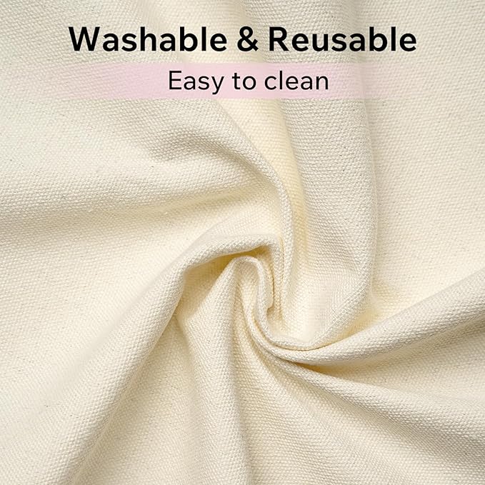 Pottery Tablecloth-Heavy Duty Linen Cotton Blend, 62x39 Inches, High Absorbency Textured Surface for Pottery Making, Oil Painting, Various Handmade Crafts (2PCS)