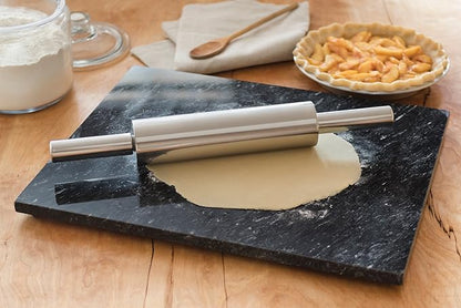 Fox Run Stainless Steel Rolling Pin With Handles, 18" x 2.6" x 2.8" - Image 3