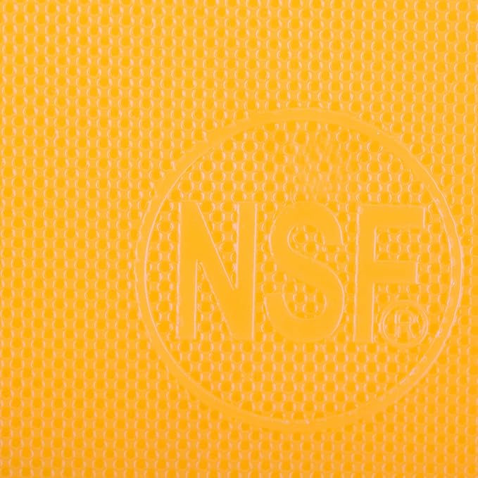 Thirteen Chefs Large 18 x 12 Yellow Cutting Board - Professional 1/2 Inch Thick HDPE for Poultry and Chicken - Food Service and Restaurant Certified - Image 4
