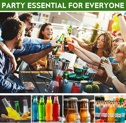 6 Pack Bottle Opener Keychain Set, Colorful Aluminum Alloy Beer Bottle Openers, Small Lightweight Keychain Opener for Beer, Soda & Can Opening, Pocket Bar Tool for Home, Camping & Parties - Image 6