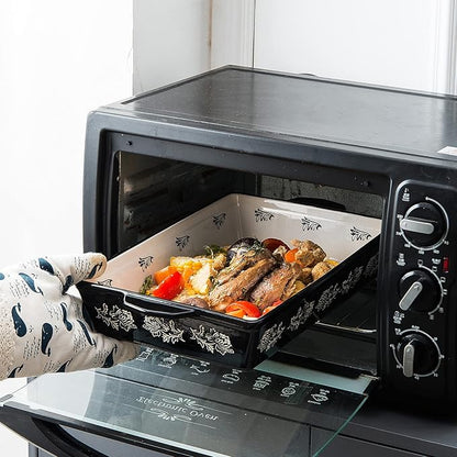 Wisenvoy Baking Dish Ceramic Lasagna Pan Casserole Dish 3-Piece Bakeware Sets Baking Dishes Baking Set Baking Dish Set - Image 4